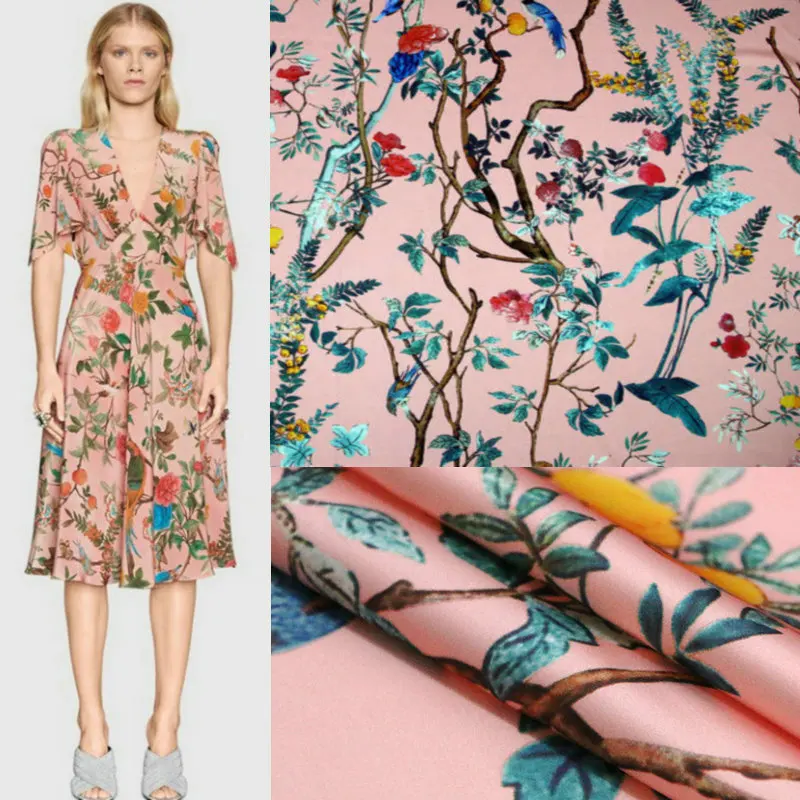 145cm printed fabric holiday dress scarf satin fabric Italian brand clothing polyester fabric material wholesale cloth
145cm printed fabric holiday dress scarf satin fabric Italian brand clothing polyester fabric material wholesale cloth