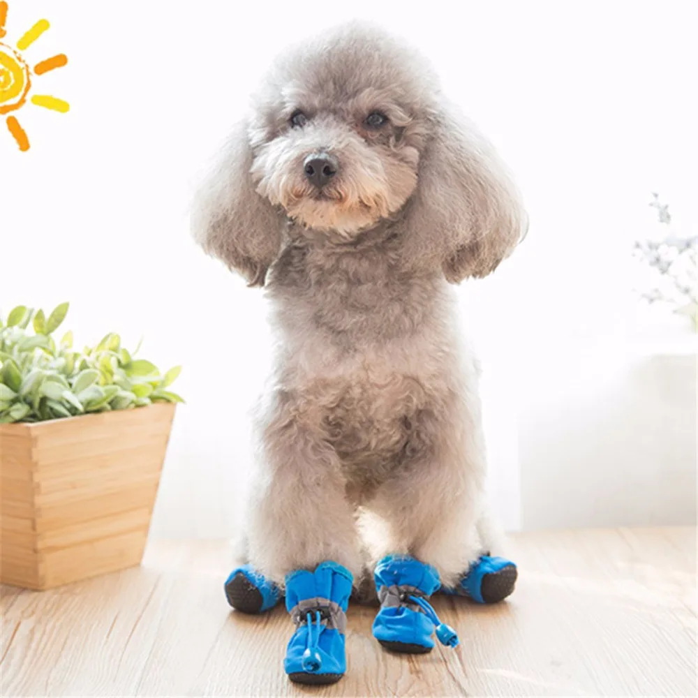 4pcs/set 7 Sizes Nylon Cotton Pet Dog Shoes Waterproof Non-slip Winter Dog Rain Snow Boots Footwear For Puppy Small Cats Dogs
4pcs/set 7 Sizes Nylon Cotton Pet Dog Shoes Waterproof Non-slip Winter Dog Rain Snow Boots Footwear For Puppy Small Cats Dogs
