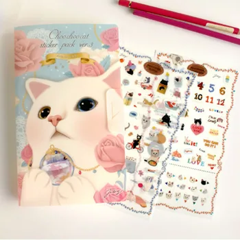 10packs/lot New very cute cats designs decoration paper / pvc sticker / Decorative Label / Multifunction G100
10packs/lot New very cute cats designs decoration paper / pvc sticker / Decorative Label / Multifunction G100