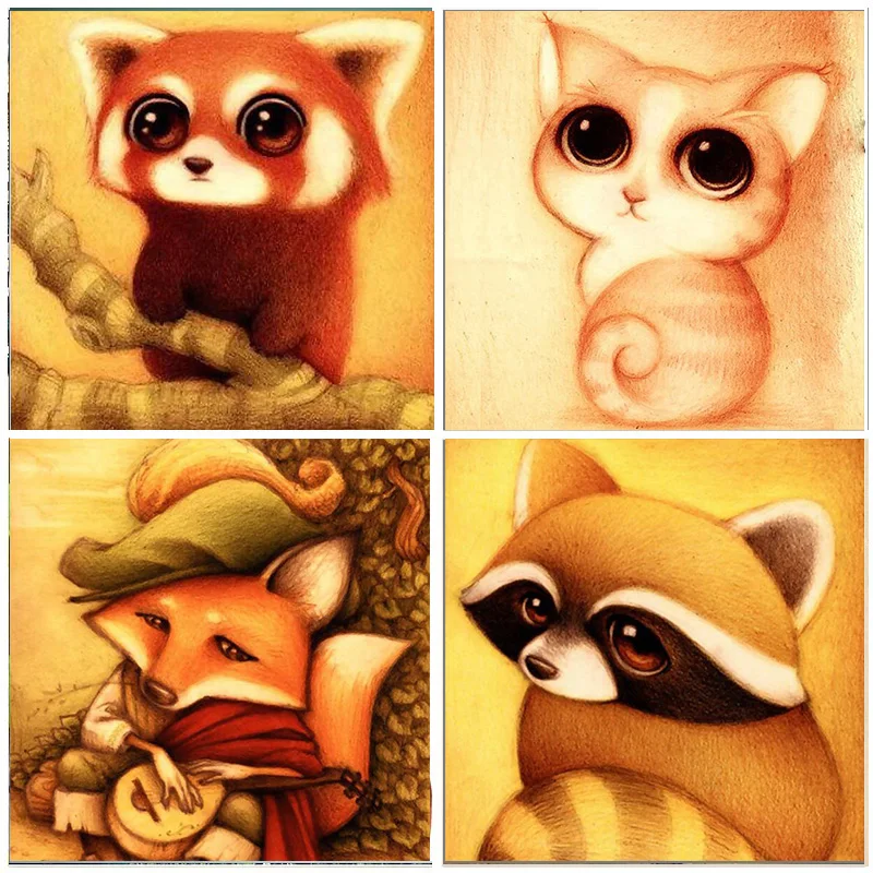 Anime 5D Diamond Painting Cartoon Fox Full Round Drill Embroidery 3D Animal Home Decoration Mosaic Crystal Cross Stitch Gifts
Anime 5D Diamond Painting Cartoon Fox Full Round Drill Embroidery 3D Animal Home Decoration Mosaic Crystal Cross Stitch Gifts