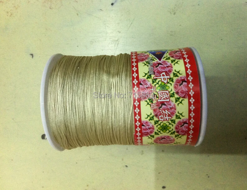 Beige 1.0mm 280M/380yards/lot Chinese Knot String Nylon Cord Rope for Make Bracelet jewelry
Beige 1.0mm 280M/380yards/lot Chinese Knot String Nylon Cord Rope for Make Bracelet jewelry