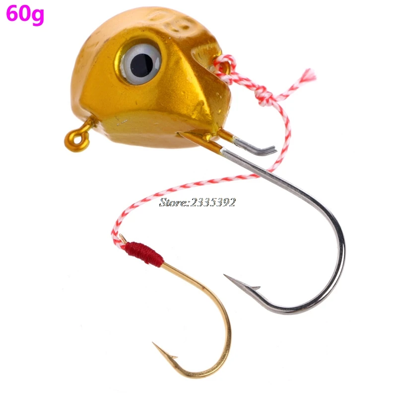 60g/80g Lead Head Hook Jigs Bait Fishing Hooks For Soft Lure Fishing Tackle MAY19_35
60g/80g Lead Head Hook Jigs Bait Fishing Hooks For Soft Lure Fishing Tackle MAY19_35