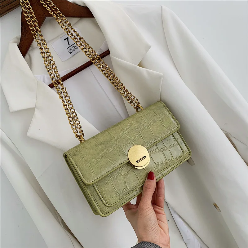 2019 New Fashion Bags Women's Chain Single Shoulder Bags Women's Korean version of the stone pattern oblique slant small package
2019 New Fashion Bags Women's Chain Single Shoulder Bags Women's Korean version of the stone pattern oblique slant small package