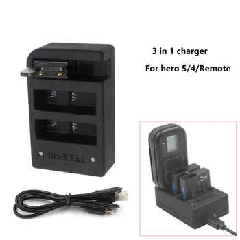 3in1 3 Channels Go Pro 5 6 & Hero 7 black Battery Charger WiFi Remote Charger for GoPro Hero 5 /Hero 4 and Remote control
3in1 3 Channels Go Pro 5 6 & Hero 7 black Battery Charger WiFi Remote Charger for GoPro Hero 5 /Hero 4 and Remote control