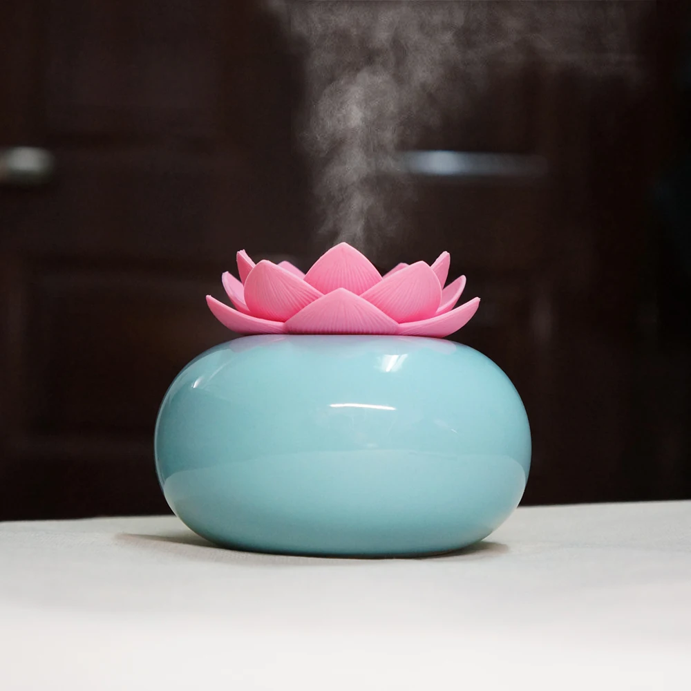 Lotus Flower Aromatherapy Ceramic Ultrasonic Aroma Humidifier Air Diffuser Simplicity Purifier Atomizer essential oil difusor de
Lotus Flower Aromatherapy Ceramic Ultrasonic Aroma Humidifier Air Diffuser Simplicity Purifier Atomizer essential oil difusor de