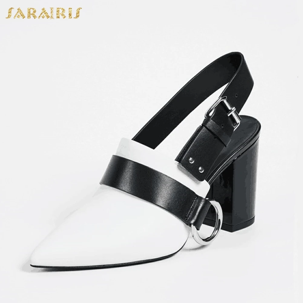 SARAIRIS Brand Large Size 30-43 Genuine Leather Sandals Women Shoes Woman Summer Pointed Toe High Heels Party Pumps
SARAIRIS Brand Large Size 30-43 Genuine Leather Sandals Women Shoes Woman Summer Pointed Toe High Heels Party Pumps