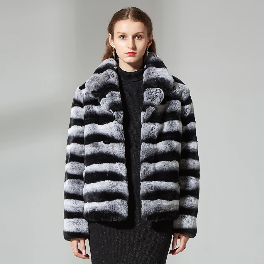 chinchilla fur coat short rex rabbit fur coat Genuine fur jacket winter womens outerwear coats
chinchilla fur coat short rex rabbit fur coat Genuine fur jacket winter womens outerwear coats