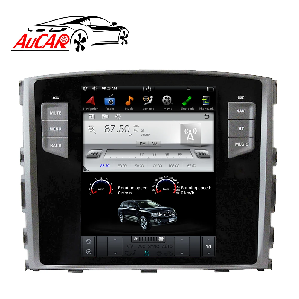 Автомобильный DVD плеер в стиле Tesla на Android 7 1 без GPS навигатора для MITSUBISHI PAJERO V97 V93