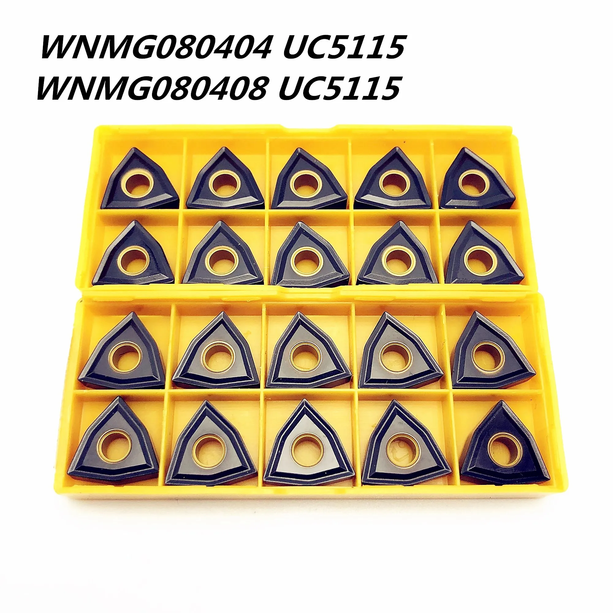 Tungsten Carbide WNMG080404/08 UC5115 Triangle Carbide Blade Lathe tool WNMG080408 Super Hard Material Cast Iron Special Tools
Tungsten Carbide WNMG080404/08 UC5115 Triangle Carbide Blade Lathe tool WNMG080408 Super Hard Material Cast Iron Special Tools