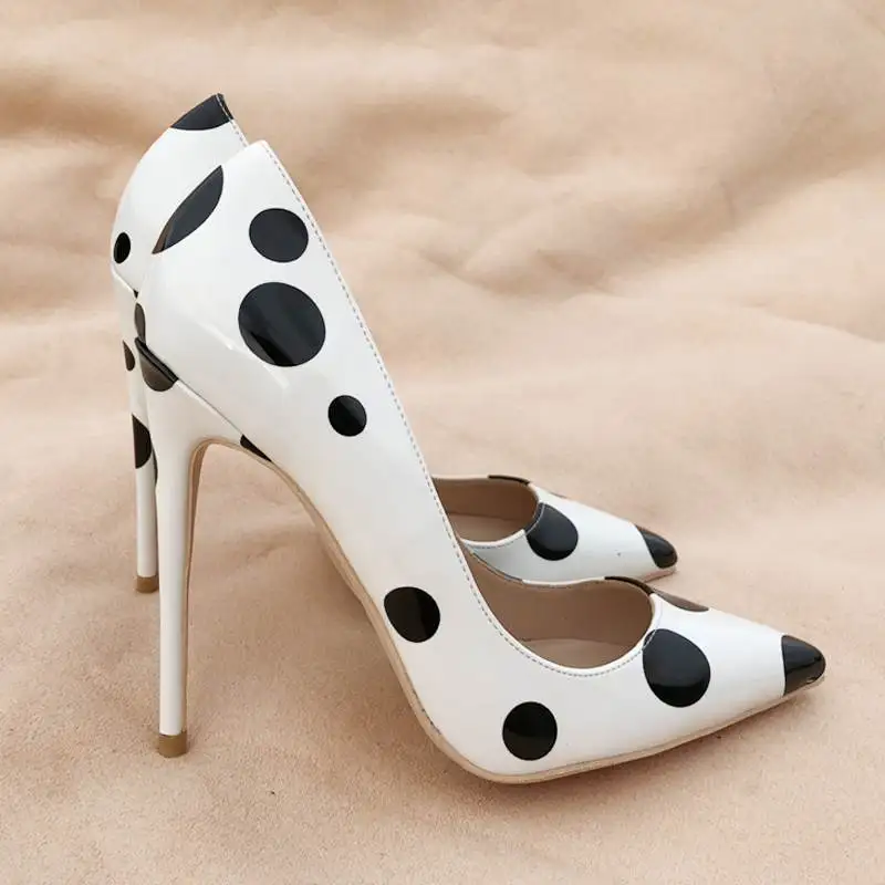 Veowalk Poka Dot Print Women Cute Stiletto High Heels Office Elegant Ladies Slip on Pointed Toe Pumps Young Girls Shoes White
Veowalk Poka Dot Print Women Cute Stiletto High Heels Office Elegant Ladies Slip on Pointed Toe Pumps Young Girls Shoes White