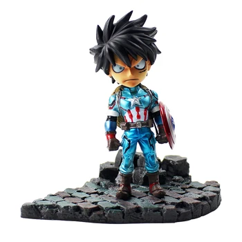 12cm One Piece Luffy Snitch King Cos Avengers Captain America Lucifer Cosplay PVC Action Figure Collectible Model Toy Doll
12cm One Piece Luffy Snitch King Cos Avengers Captain America Lucifer Cosplay PVC Action Figure Collectible Model Toy Doll