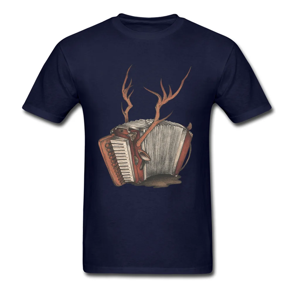 Hey Folk Im Magic Accordion Short Sleeve Tops & Tees Crew Neck 100% Cotton Men Tshirts Casual Tee Shirts Cute Drop Shipping Hey Folk Im Magic Accordion navy