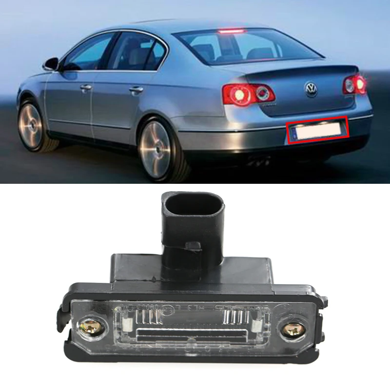 VW PASSAT B6 SALOON 2005-2010 1X REAR NUMBER PLATE LIGHT LAMP LEFT OR RIGHT