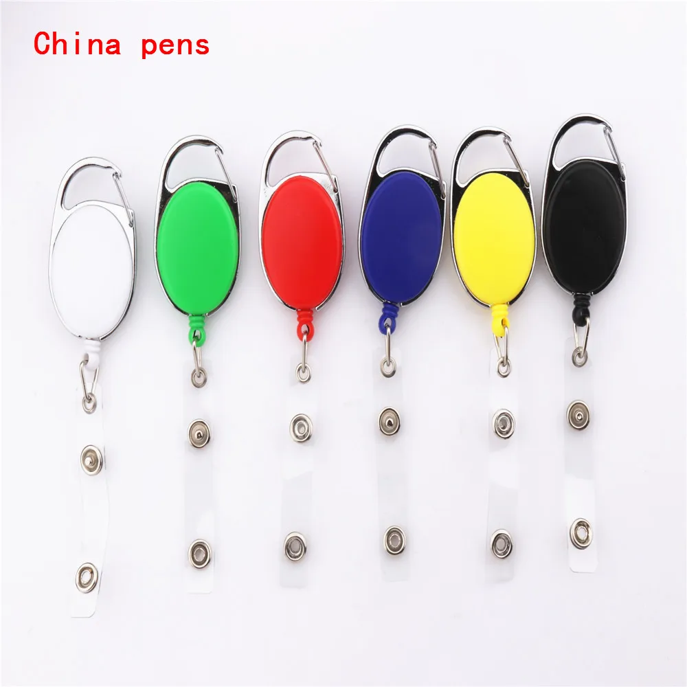 Retractable Pull Badge Reel Zinc Alloy Plastic ID Lanyard Name Tag Card Badge Holder Reels Recoil Belt Key Ring Chain Clips
Retractable Pull Badge Reel Zinc Alloy Plastic ID Lanyard Name Tag Card Badge Holder Reels Recoil Belt Key Ring Chain Clips