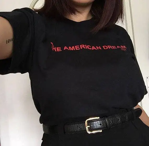 Skuggnas The American Dream 1931 T-Shirt Women Unisex Fashion Tumblr cute Casual grunge Tee Shirt Harajuku aesthetic Tops
Skuggnas The American Dream 1931 T-Shirt Women Unisex Fashion Tumblr cute Casual grunge Tee Shirt Harajuku aesthetic Tops