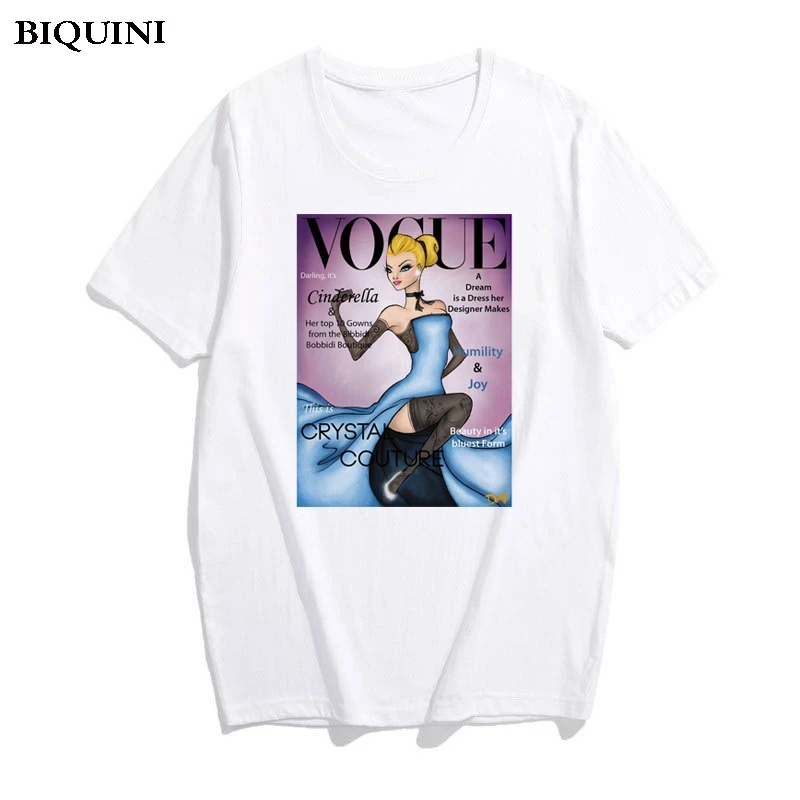 BIQUINI Vogue Princesses Women T Shirt 2019 New Fashion Tshirt Summer Cotton T-shirt Tee Shirt Femme Tops Casual Streetwear
BIQUINI Vogue Princesses Women T Shirt 2019 New Fashion Tshirt Summer Cotton T-shirt Tee Shirt Femme Tops Casual Streetwear