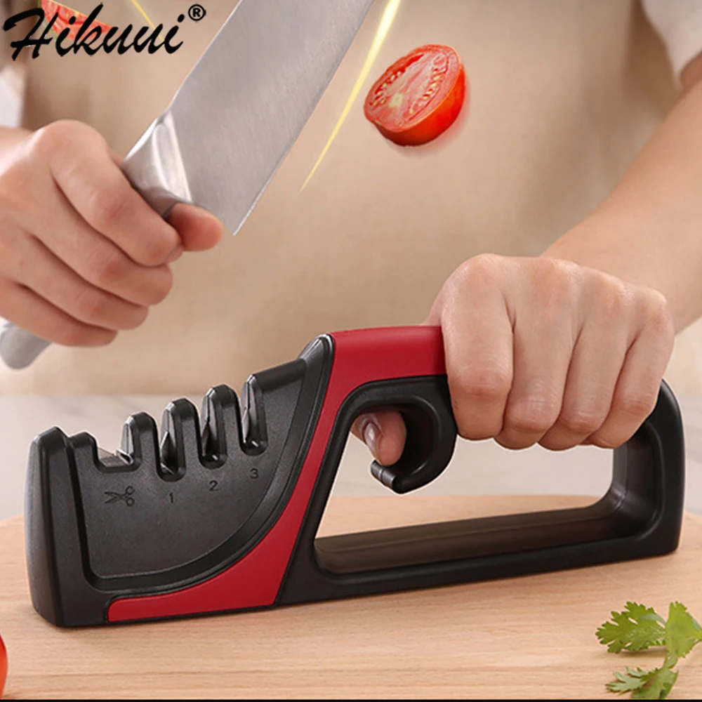 Fine Kitchen Knife Sharpener Professional 4 Stages Sharpening Grinder Diamond Whetstone Tungsten Steel Ceramic Sharpener Gadgets
Fine Kitchen Knife Sharpener Professional 4 Stages Sharpening Grinder Diamond Whetstone Tungsten Steel Ceramic Sharpener Gadgets