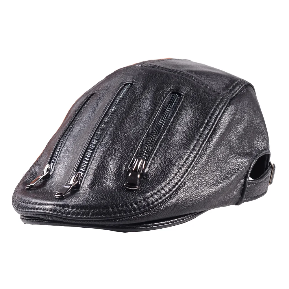 2024 Free shipping cow leather caps New Design Men's 100% Genuine Leather Cap /Newsboy /Beret /Cabbie Hat/ Golf Hat father gift
2024 Free shipping cow leather caps New Design Men's 100% Genuine Leather Cap /Newsboy /Beret /Cabbie Hat/ Golf Hat father gift