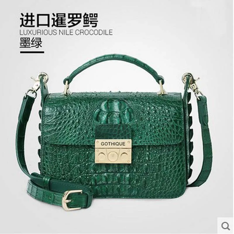 gete The new 2016 real crocodile wome handbag inclined female single shoulder bag crocodile leather bag
gete The new 2016 real crocodile wome handbag inclined female single shoulder bag crocodile leather bag