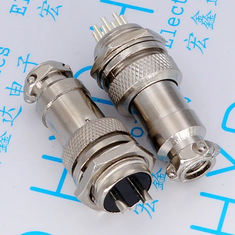 GX16 aviation plug diameter 16 mm connector male female pairs sell 2 p / 3/4/5 6/7/8/9 p core
GX16 aviation plug diameter 16 mm connector male female pairs sell 2 p / 3/4/5 6/7/8/9 p core