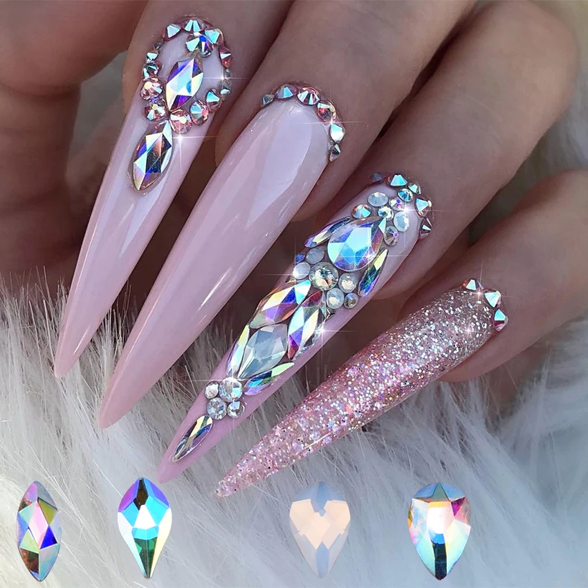 10pcs Crystal pixie nail diamonds Drop design flatback Ab Marquise nail art decorations stone rhinestones for nails YHA161~63
10pcs Crystal pixie nail diamonds Drop design flatback Ab Marquise nail art decorations stone rhinestones for nails YHA161~63