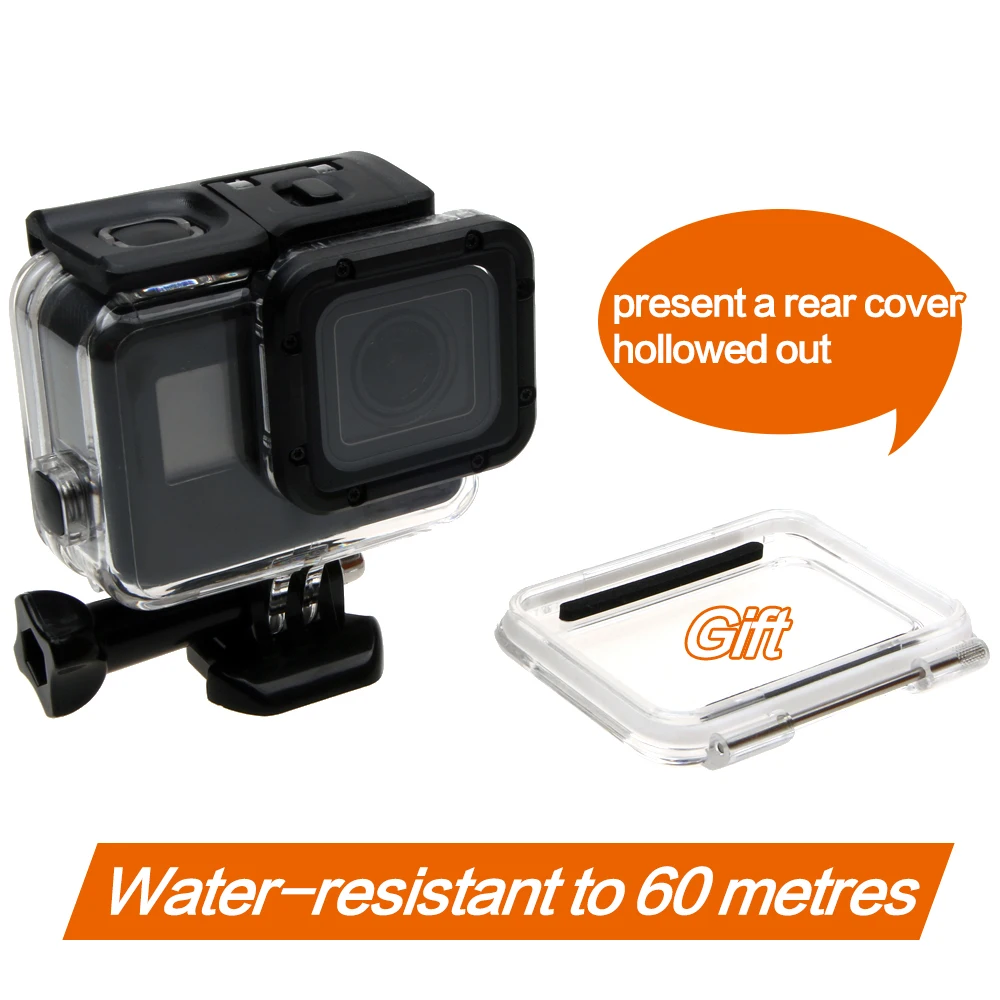 60M Underwater Waterproof Case for GoPro Hero 5 Black Go Pro Hero 6 7 Camera Diving Housing Mount for GoPro Hero 6 7 Accessory
60M Underwater Waterproof Case for GoPro Hero 5 Black Go Pro Hero 6 7 Camera Diving Housing Mount for GoPro Hero 6 7 Accessory