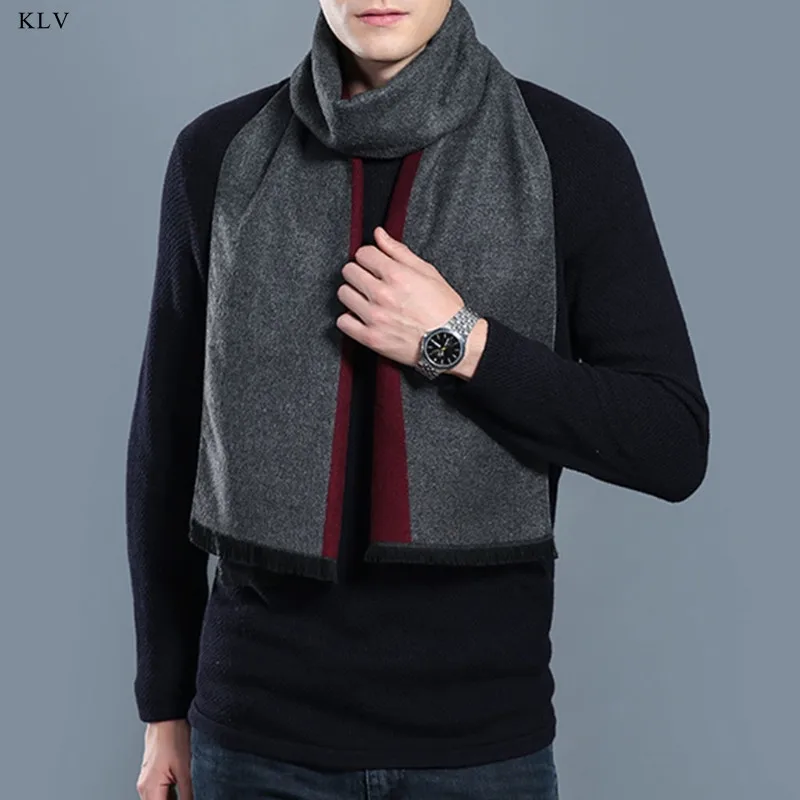 KLV 2018 New Fashion Mens Winter Solid Color Scarf Tassel Pashmina Wool Spinning Warm Wrap 9 Colors Soft Business
KLV 2018 New Fashion Mens Winter Solid Color Scarf Tassel Pashmina Wool Spinning Warm Wrap 9 Colors Soft Business