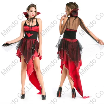 Girls Carnival party long dresses Adult Women Sexy Red Vampire Queen Cosplay Costume Halloween party Fancy Dress
Girls Carnival party long dresses Adult Women Sexy Red Vampire Queen Cosplay Costume Halloween party Fancy Dress