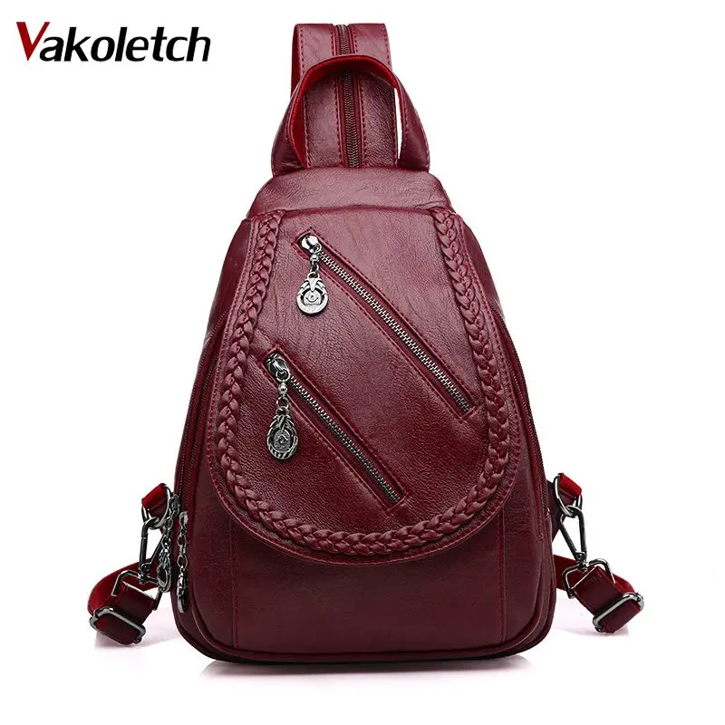 Female School Shoulder Bags for Teenage Girls Back Pack Fashion Double Zipper Leisure Women Backpack PU Leather Backpacks KL358
Female School Shoulder Bags for Teenage Girls Back Pack Fashion Double Zipper Leisure Women Backpack PU Leather Backpacks KL358