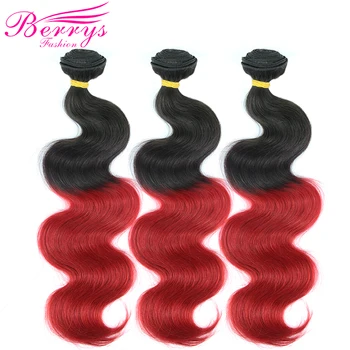 1b/Burgundy Ombre Color Body Wave Brazilian Body Wave 3 Bundles Hair Extensions Remy Hair Berry Fashion Hair Weft 10-28 inch
1b/Burgundy Ombre Color Body Wave Brazilian Body Wave 3 Bundles Hair Extensions Remy Hair Berry Fashion Hair Weft 10-28 inch