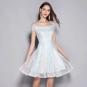 New Short Lace A Line Evening Dress Sexy Vestido De Festa V Neck Illusion Formal Graduation Homecoming Party Dresses Prom Gown
New Short Lace A Line Evening Dress Sexy Vestido De Festa V Neck Illusion Formal Graduation Homecoming Party Dresses Prom Gown