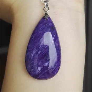 Genuine Purple Natural Stone Pendant Women Female Necklace Crystal Water Drop Bead Natural Charoite Pendant 42*24*9mm
Genuine Purple Natural Stone Pendant Women Female Necklace Crystal Water Drop Bead Natural Charoite Pendant 42*24*9mm