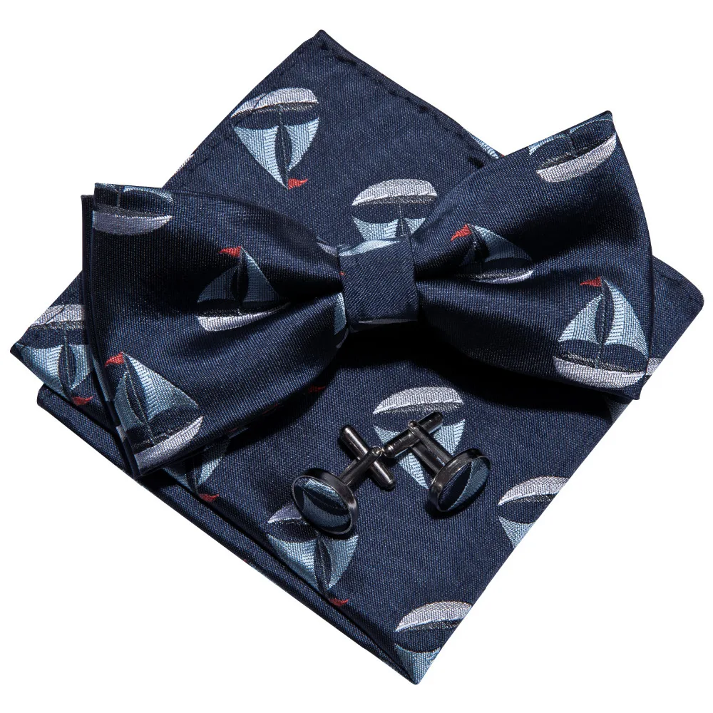 LF-832 Barry.Wang Men`s Bow Tie Navy Animal Pattern 100% Silk Woven Butterfly Wedding Bow Ties For Men Groom Party Mens Gravata
LF-832 Barry.Wang Men`s Bow Tie Navy Animal Pattern 100% Silk Woven Butterfly Wedding Bow Ties For Men Groom Party Mens Gravata