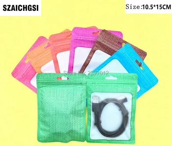 2000pcs colorful Zipper Retail Packaging package bags pouch for iphone x 8 7 6 cable earpod for samsung headphone home adapter 
2000pcs colorful Zipper Retail Packaging package bags pouch for iphone x 8 7 6 cable earpod for samsung headphone home adapter