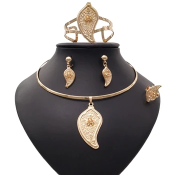 Yulail 2018 gold-color Luxury Jewelry Sets Bridal jewelry set for women Fashion Beads Exquisite Jewelry Sets
Yulail 2018 gold-color Luxury Jewelry Sets Bridal jewelry set for women Fashion Beads Exquisite Jewelry Sets