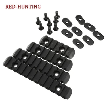 Rifle 20mm Picatinny Weaver Rail Section Polymer Set for Hand Guard Hunting Polymer Rail Section Rail Section 4Pcs/Set 
Rifle 20mm Picatinny Weaver Rail Section Polymer Set for Hand Guard Hunting Polymer Rail Section Rail Section 4Pcs/Set
