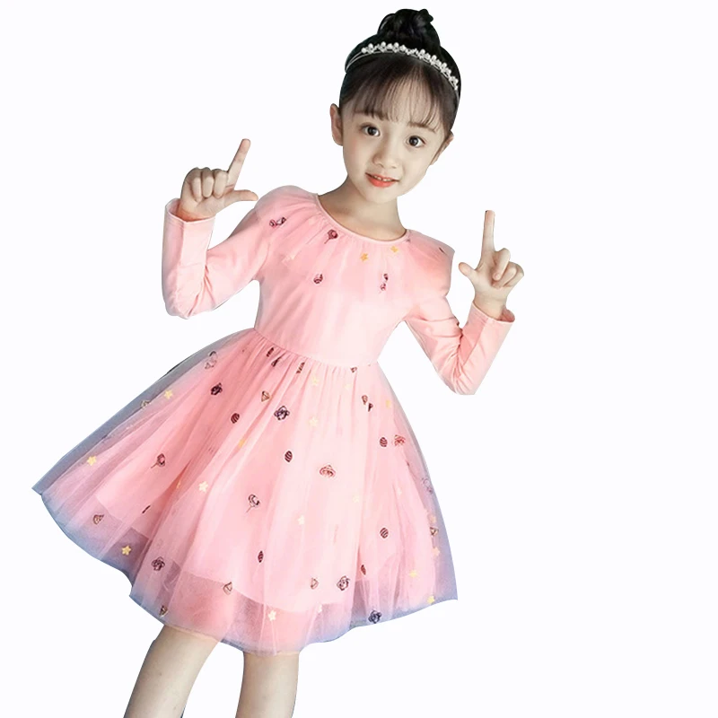 Rlyaeiz Fashion Cartoon Embroidery Girls Dresses 2019 New Spring Autumn Mesh Patchwork Girls Ball Gown Dress Children Dress
Rlyaeiz Fashion Cartoon Embroidery Girls Dresses 2019 New Spring Autumn Mesh Patchwork Girls Ball Gown Dress Children Dress