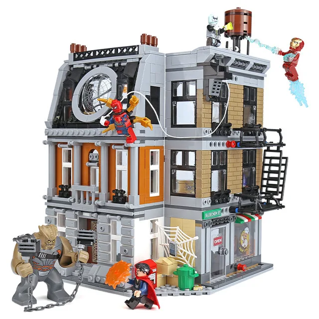 Avengers Marvel Infinity War Super Sanctum Showdown Building Brick Block Toys Compatible with Legoings 76108
Avengers Marvel Infinity War Super Sanctum Showdown Building Brick Block Toys Compatible with Legoings 76108