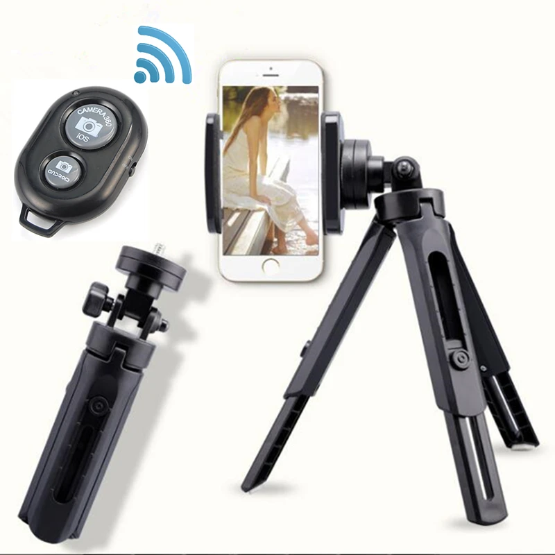 Wireless Bluetooth Selfie Tripod Holder Mini Tripod Stand Phone Holder Bluetooth Controller Remote Control Take Photo Video
Wireless Bluetooth Selfie Tripod Holder Mini Tripod Stand Phone Holder Bluetooth Controller Remote Control Take Photo Video