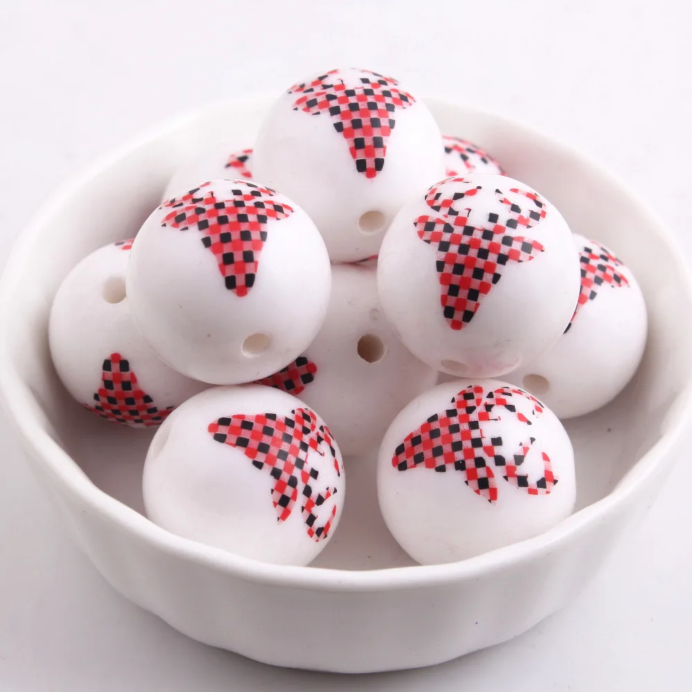 OYKZA New Fashion 20mm 100pcs Acrylic Print Plaid Deer Beads for Kids Baby Girls Necklace Jewelry DIY
OYKZA New Fashion 20mm 100pcs Acrylic Print Plaid Deer Beads for Kids Baby Girls Necklace Jewelry DIY