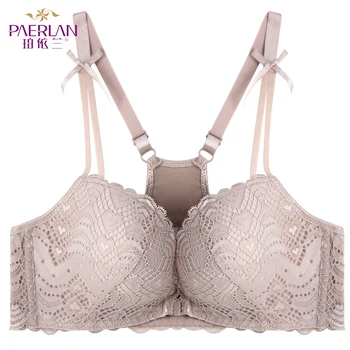 PAERLAN Summer New Product Beauty Back Lace Side Small Chest Sexy Underwear Female Bra Gathered Front Buckle No Steel Ring Bra
PAERLAN Summer New Product Beauty Back Lace Side Small Chest Sexy Underwear Female Bra Gathered Front Buckle No Steel Ring Bra