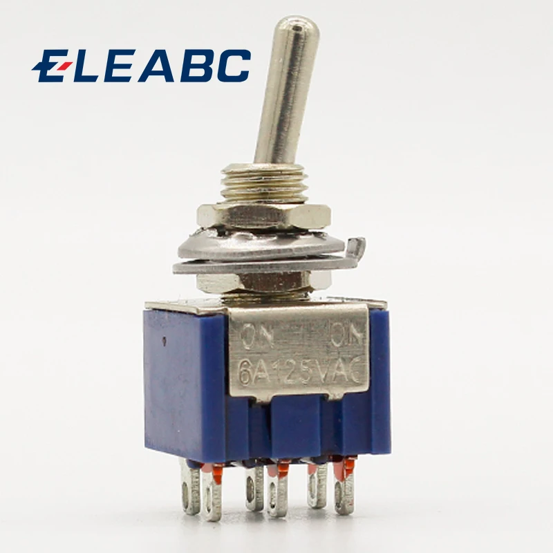 5pcs/Lot MTS-202 Navy Blue 6-Pin DPDT ON-ON Mini 6A125VAC Miniature Toggle Switches
5pcs/Lot MTS-202 Navy Blue 6-Pin DPDT ON-ON Mini 6A125VAC Miniature Toggle Switches