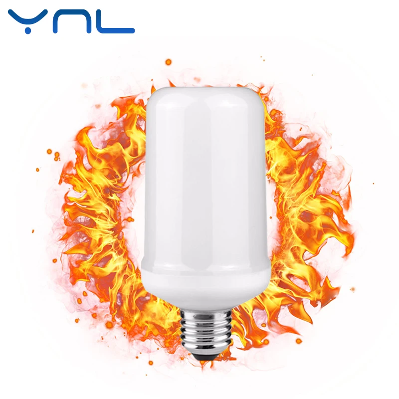 LED Flame Effect Bulb E27 E26 Flickering Corn LED lamp 5w 7w AC85V-265V Simulation Fire Burning Outdoor Decorative Holiday light
LED Flame Effect Bulb E27 E26 Flickering Corn LED lamp 5w 7w AC85V-265V Simulation Fire Burning Outdoor Decorative Holiday light