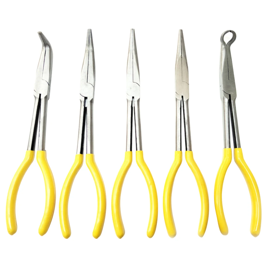 270mm Extra Long Pliers 0/25/45/90 Degree Bent Nose or O-shape Tip Craft Repairing Tool Bent Nose Pliers
270mm Extra Long Pliers 0/25/45/90 Degree Bent Nose or O-shape Tip Craft Repairing Tool Bent Nose Pliers