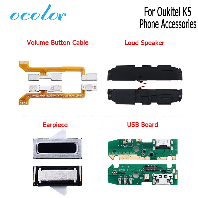Ocolor для Oukitel K5 USB порт телефона разъем зарядное устройство Панель Кнопка