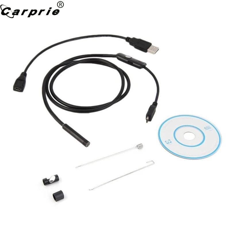 CARPRIE Waterproof 2M 7mm Lens Endoscope Inspection Camera 6 White LED Mini camcorder For Android Phone 90425
CARPRIE Waterproof 2M 7mm Lens Endoscope Inspection Camera 6 White LED Mini camcorder For Android Phone 90425
