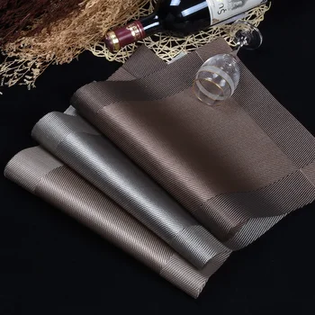 WHQ 4 Pcs/lot Placemat fashion pvc dining table mat disc pads bowl pad coasters waterproof table cloth pad slip-resistant pad
WHQ 4 Pcs/lot Placemat fashion pvc dining table mat disc pads bowl pad coasters waterproof table cloth pad slip-resistant pad