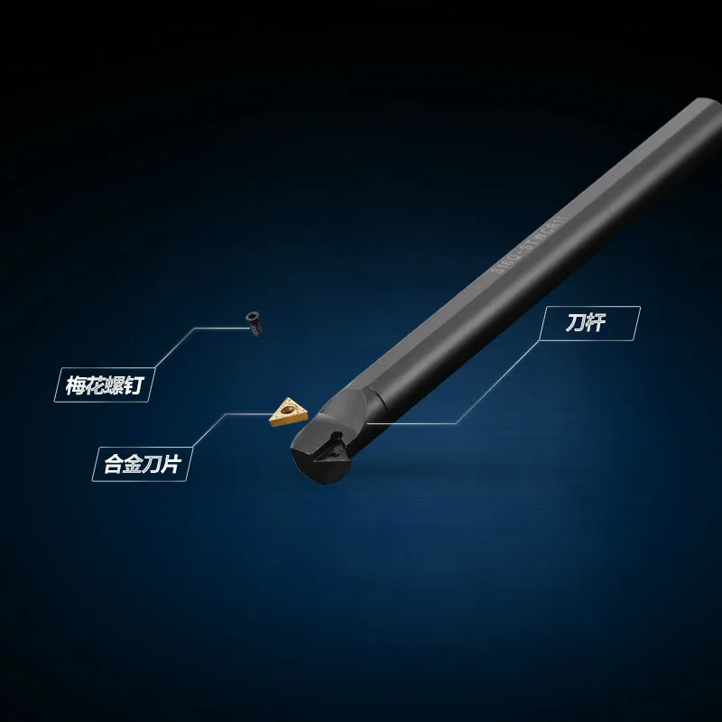 S08K/S10K/S12M/S16Q-STWCR09/STWCL09/STWCR11/STWCL11 Use Carbide Insert TCGT TCMT 110204/110202/09T304 Internal Turning Tools
S08K/S10K/S12M/S16Q-STWCR09/STWCL09/STWCR11/STWCL11 Use Carbide Insert TCGT TCMT 110204/110202/09T304 Internal Turning Tools