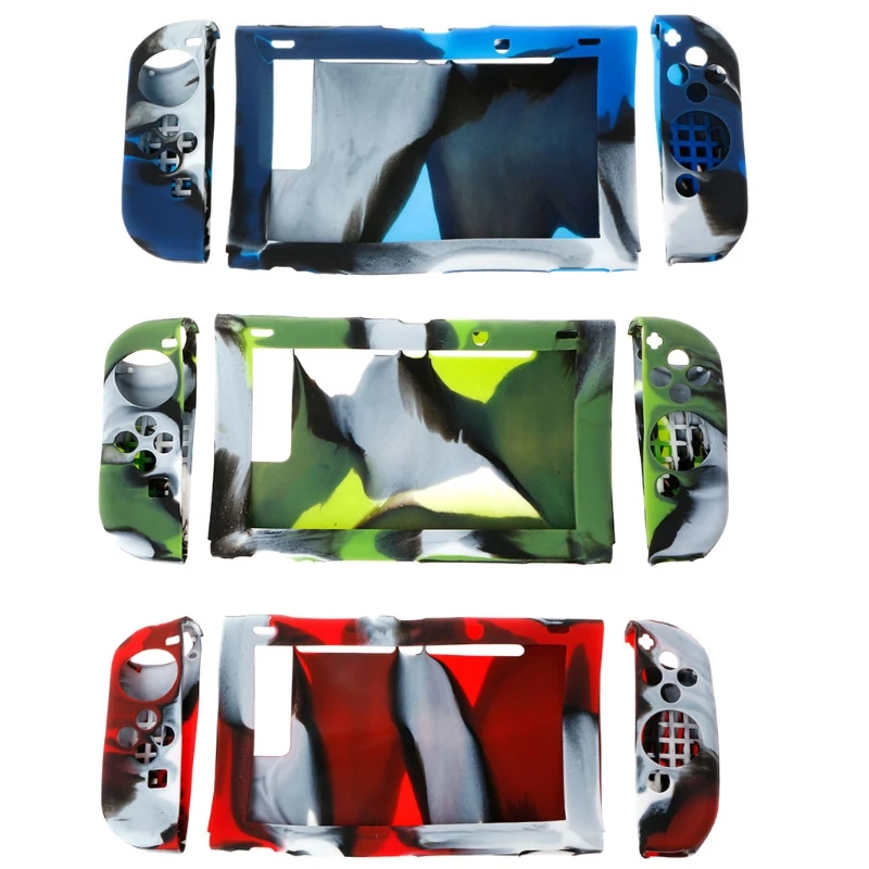 Camouflage Color Cover Skin Case Silicone Non-slip Case Cover for Switch Host Anti Scratch Protective LR
Camouflage Color Cover Skin Case Silicone Non-slip Case Cover for Switch Host Anti Scratch Protective LR