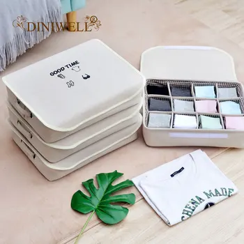 DINIWELL Drawer Dividers 12 Grids Storage Boxes With Cover Handles Closet Organizers For Bra Underwear Socks Storage Box
DINIWELL Drawer Dividers 12 Grids Storage Boxes With Cover Handles Closet Organizers For Bra Underwear Socks Storage Box
